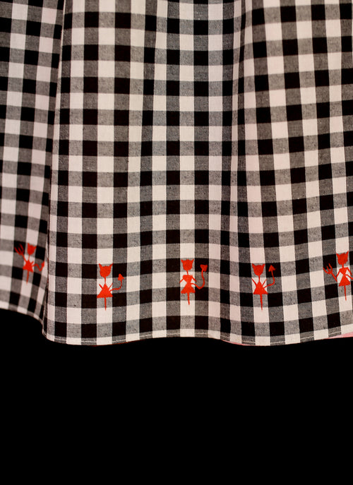 Good Girl / Bad Girl Gingham Dress