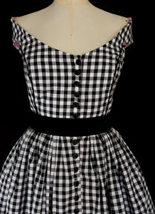 Good Girl / Bad Girl Gingham Dress