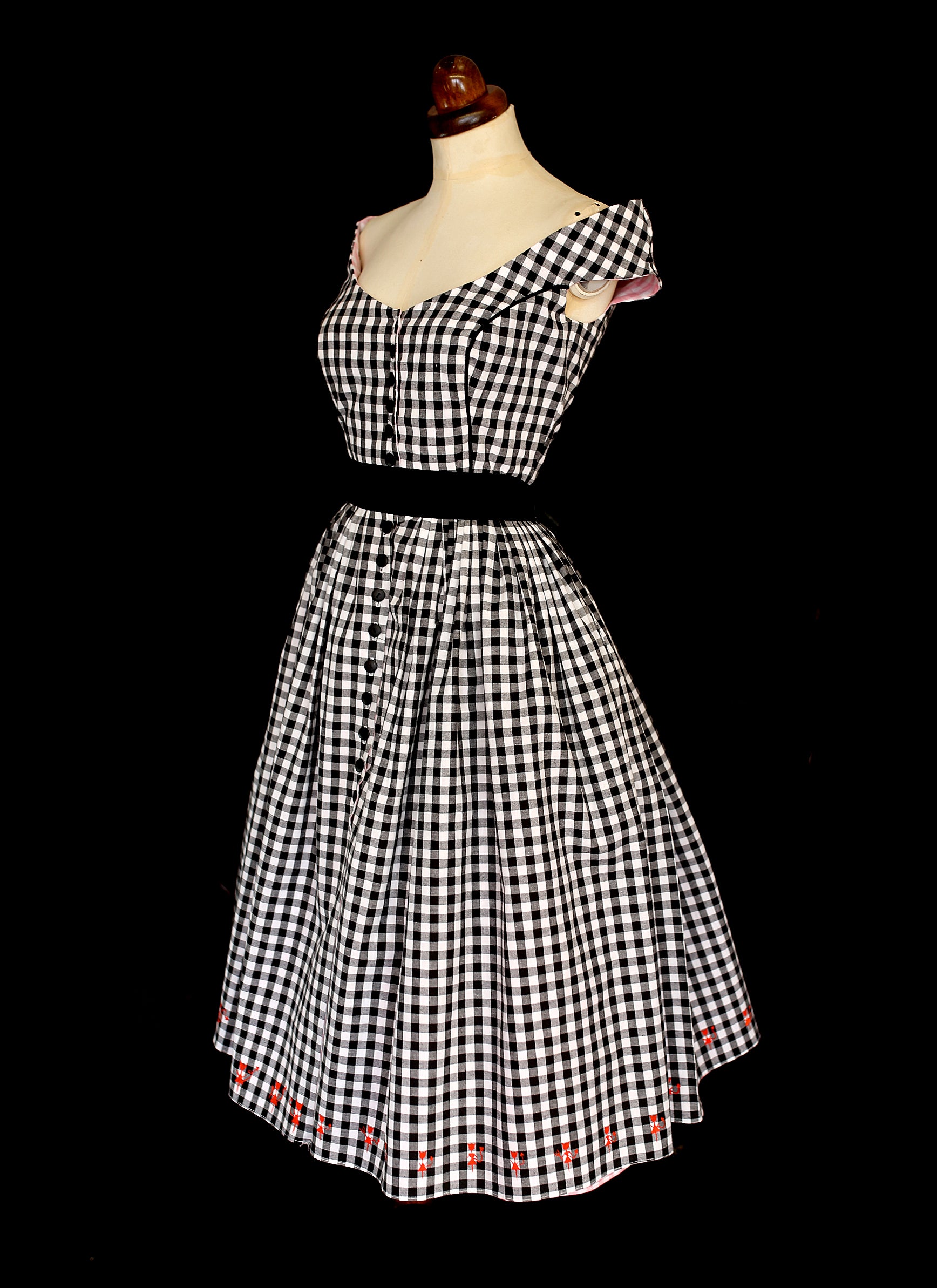 Good Girl / Bad Girl Gingham Dress