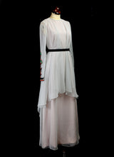 Vintage 1970s Dove Grey Jean Varon Dress