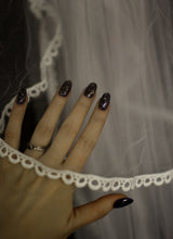 Vintage Ivory Lace Edge Wedding Veil