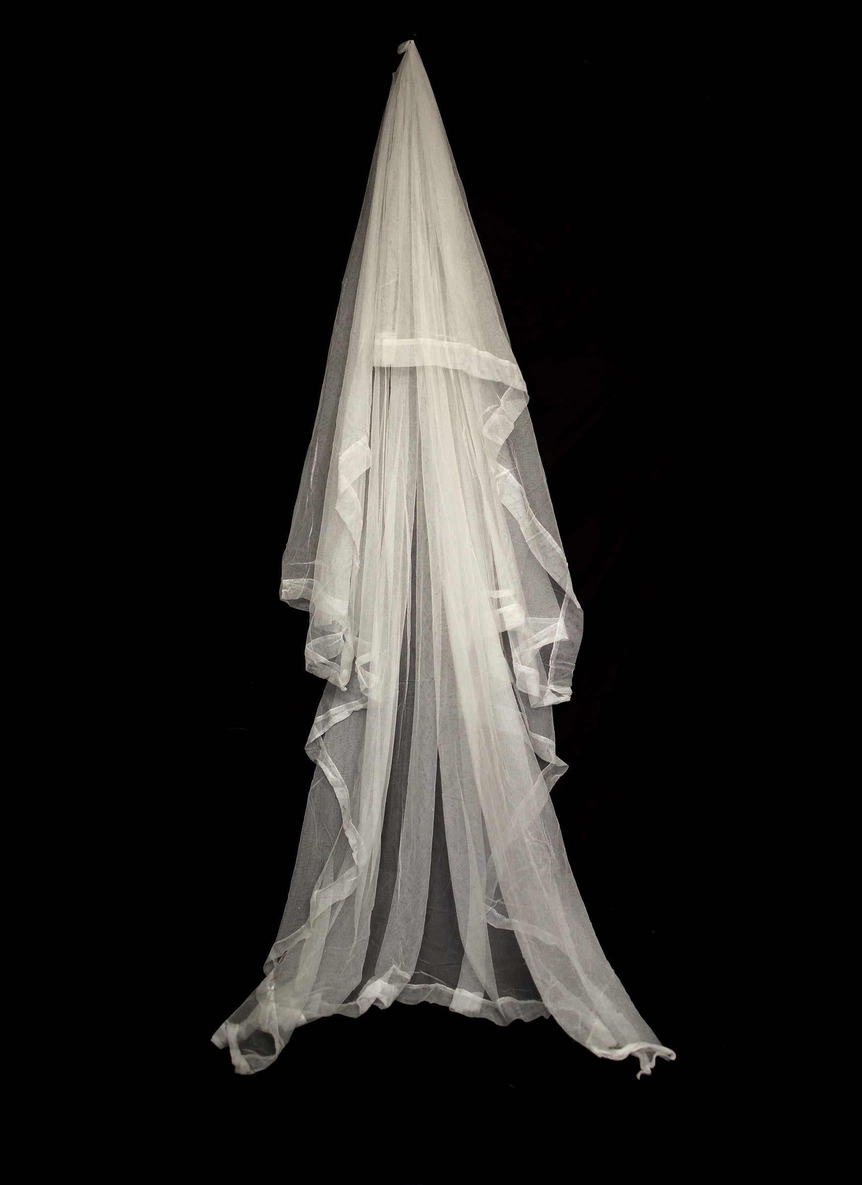 Original Vintage 1920s Silk Tulle Veil