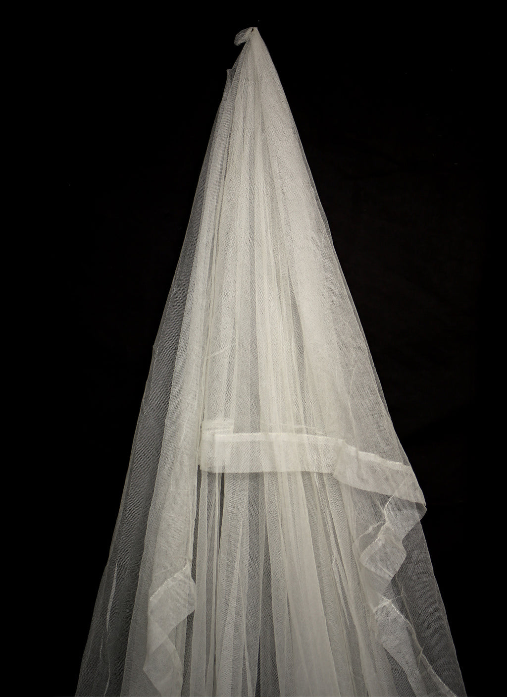 Original Vintage 1920s Silk Tulle Veil