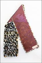 Vintage 1950s Leopard Faux Fur Scarf