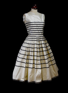 Sindi Stripe Silk Dress