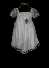 Tilly Blush lace and silk Flower Girl Dress