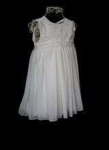 Molly - White Guipure lace Flower Girl Dress