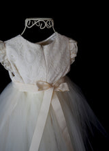 Daisy Lace and Tulle Ivory Flower Girl Dress