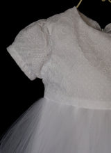 Poppy White Lace and Tulle Flower Girl Dress