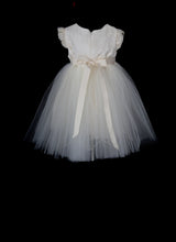 Daisy Lace and Tulle Ivory Flower Girl Dress