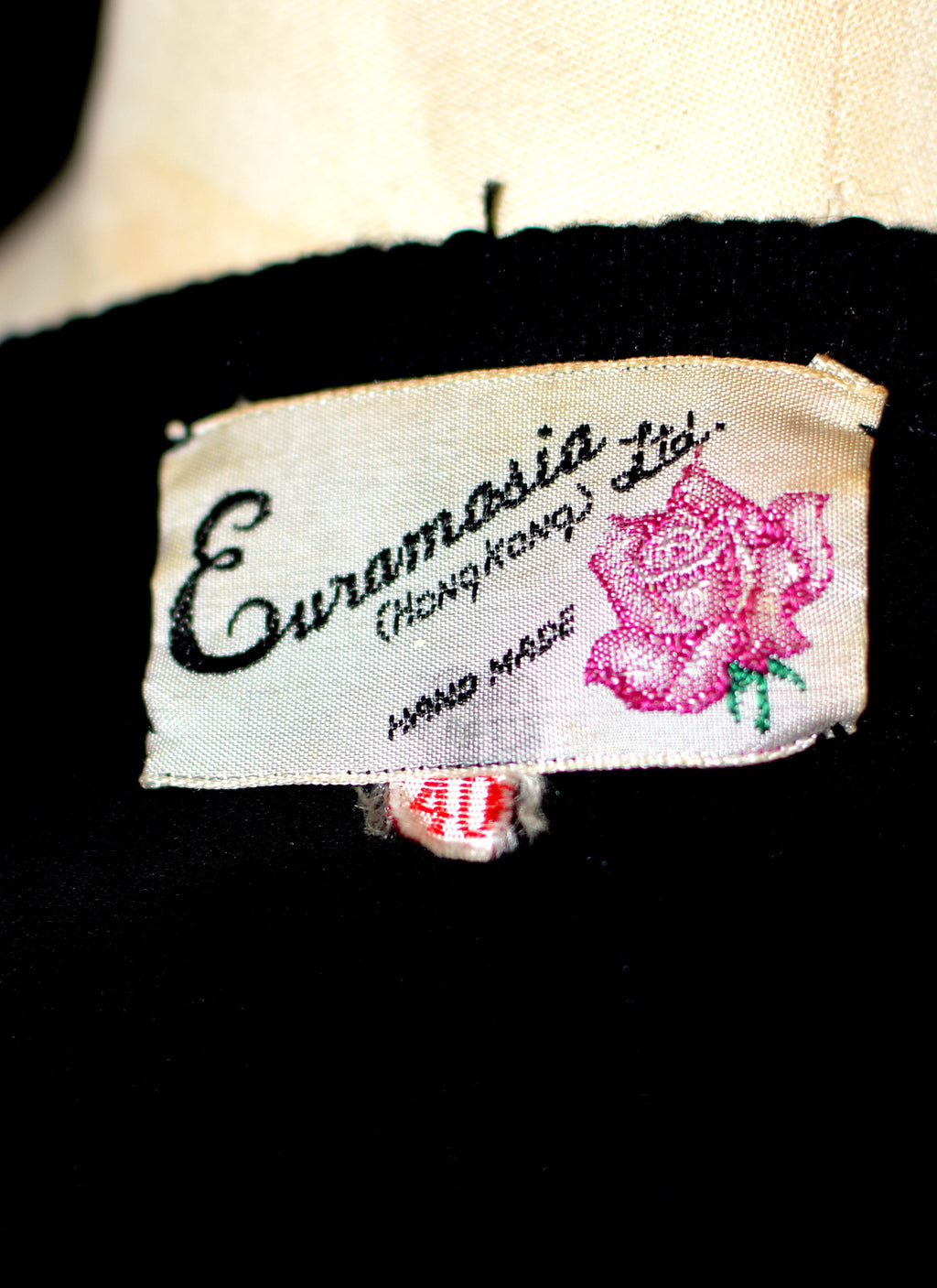 Vintage 1950s Black Sequin Cardigan