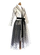 Black Magic - Tulle Coat Dress