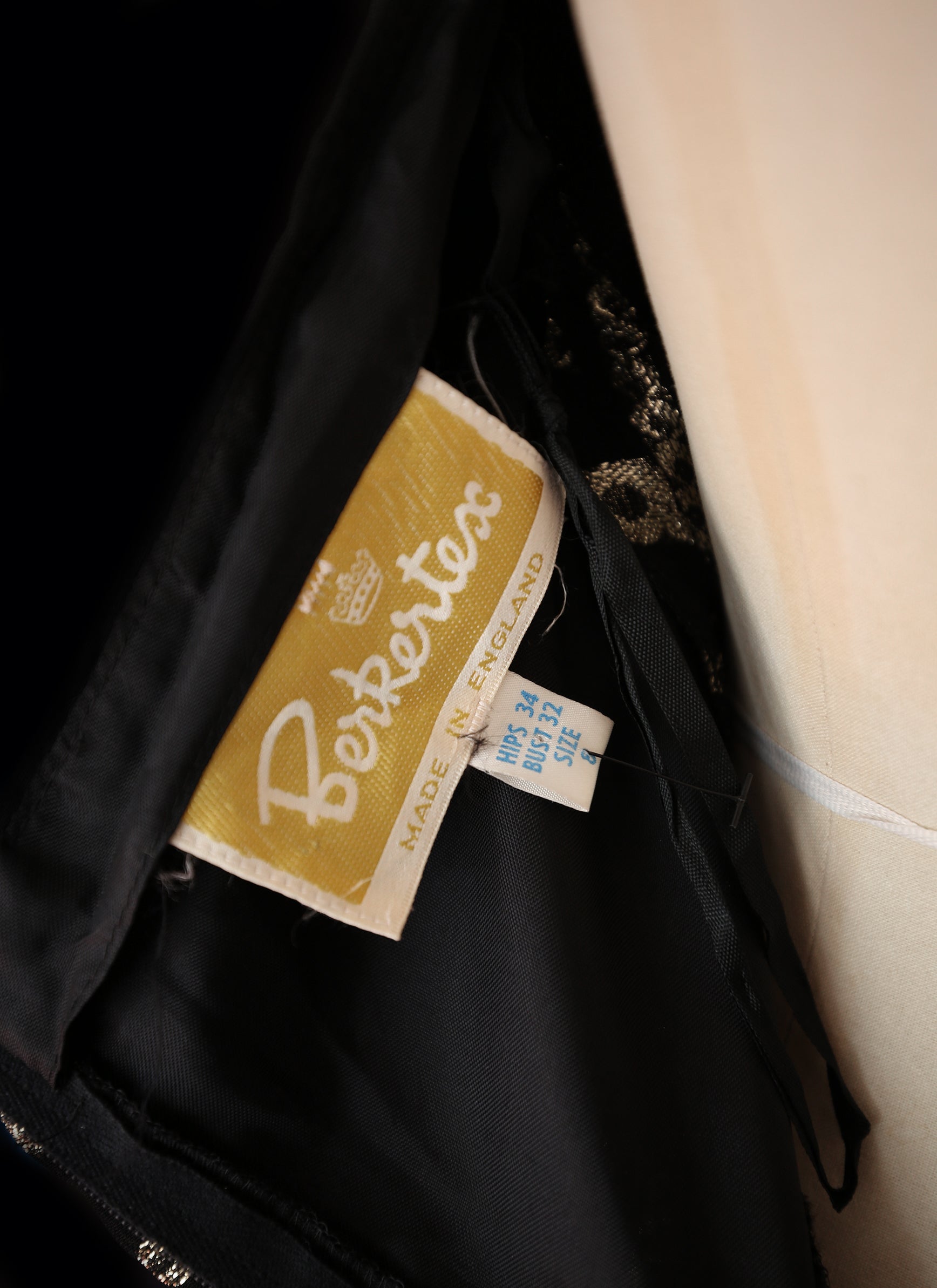 Vintage 1970s Black Gold Halter Disco Dress
