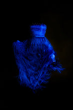 Lapis - Fringed Silk Gown