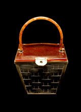 Vintage 1950s Lucite Metal Box Bag