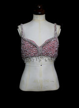 Vintage 1950s Crystal Burlesque Bra