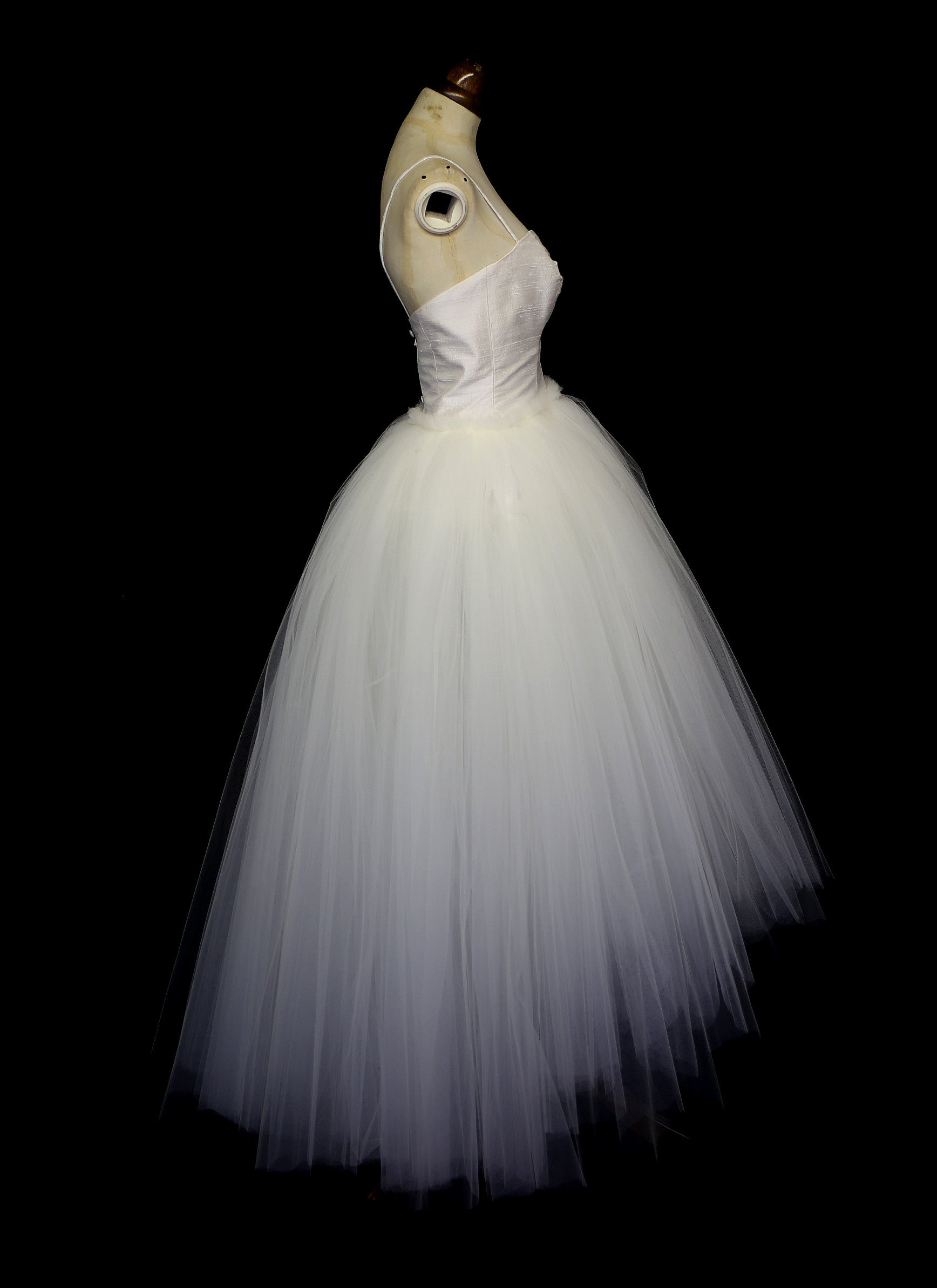 Charlotte Bespoke Tulle Silk Ballerina Wedding Dress