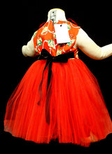 Girls Red Kitty Dress
