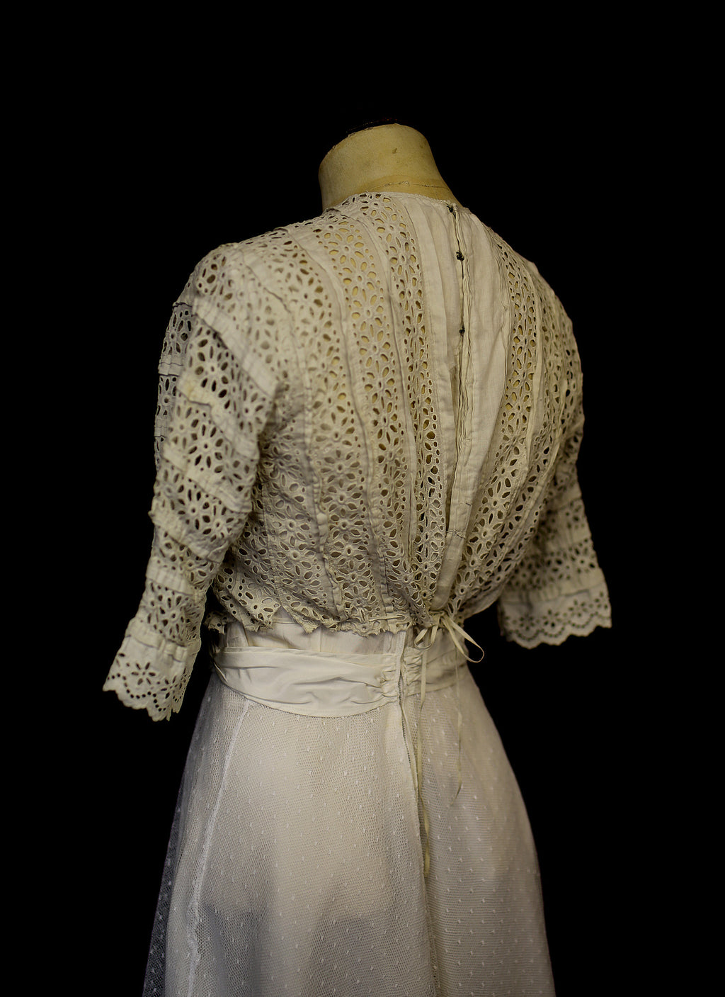 Vintage Edwardian Broderie Anglaise Bodice Top