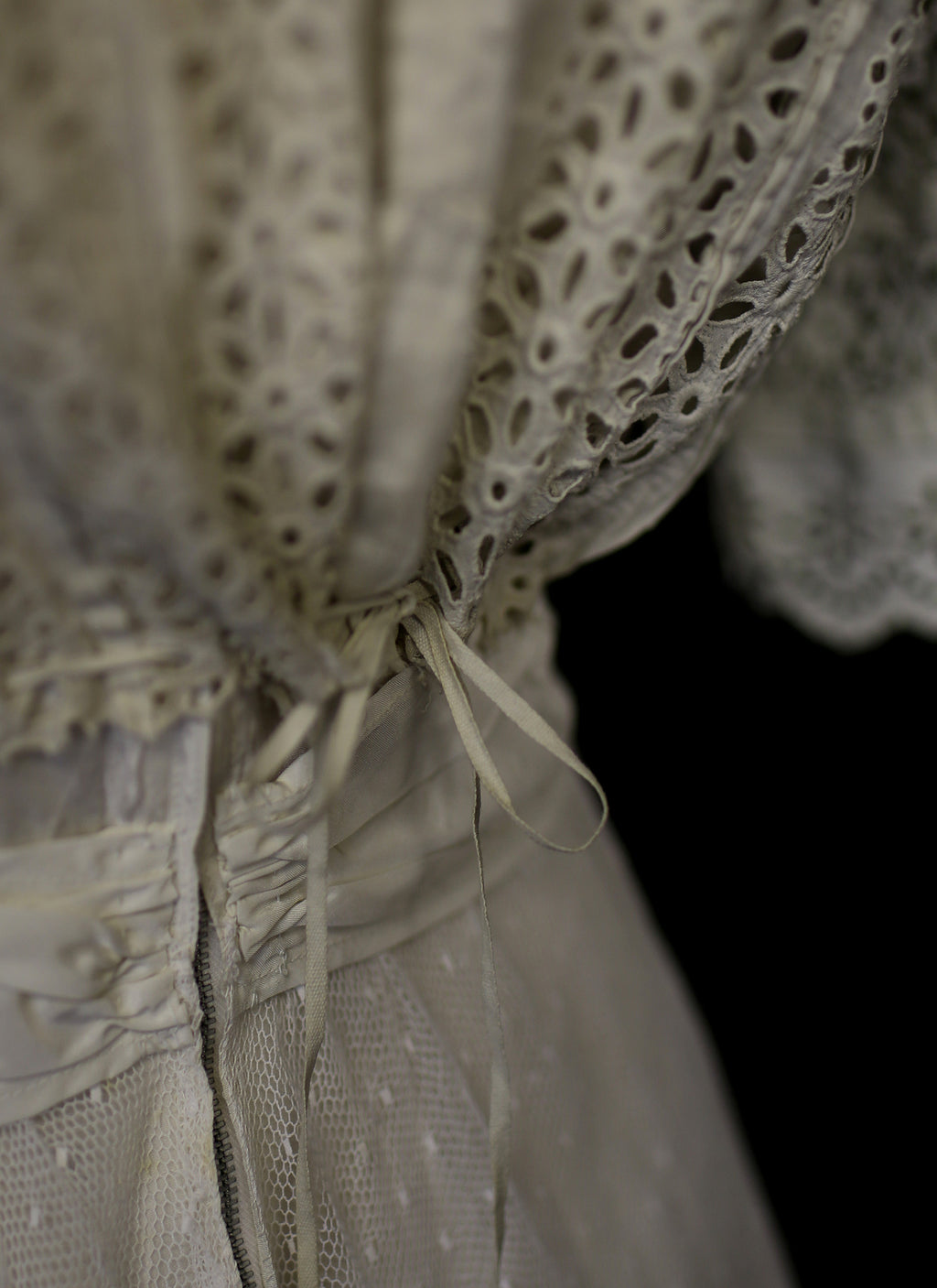 Vintage Edwardian Broderie Anglaise Bodice Top