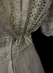 Vintage Edwardian Broderie Anglaise Bodice Top