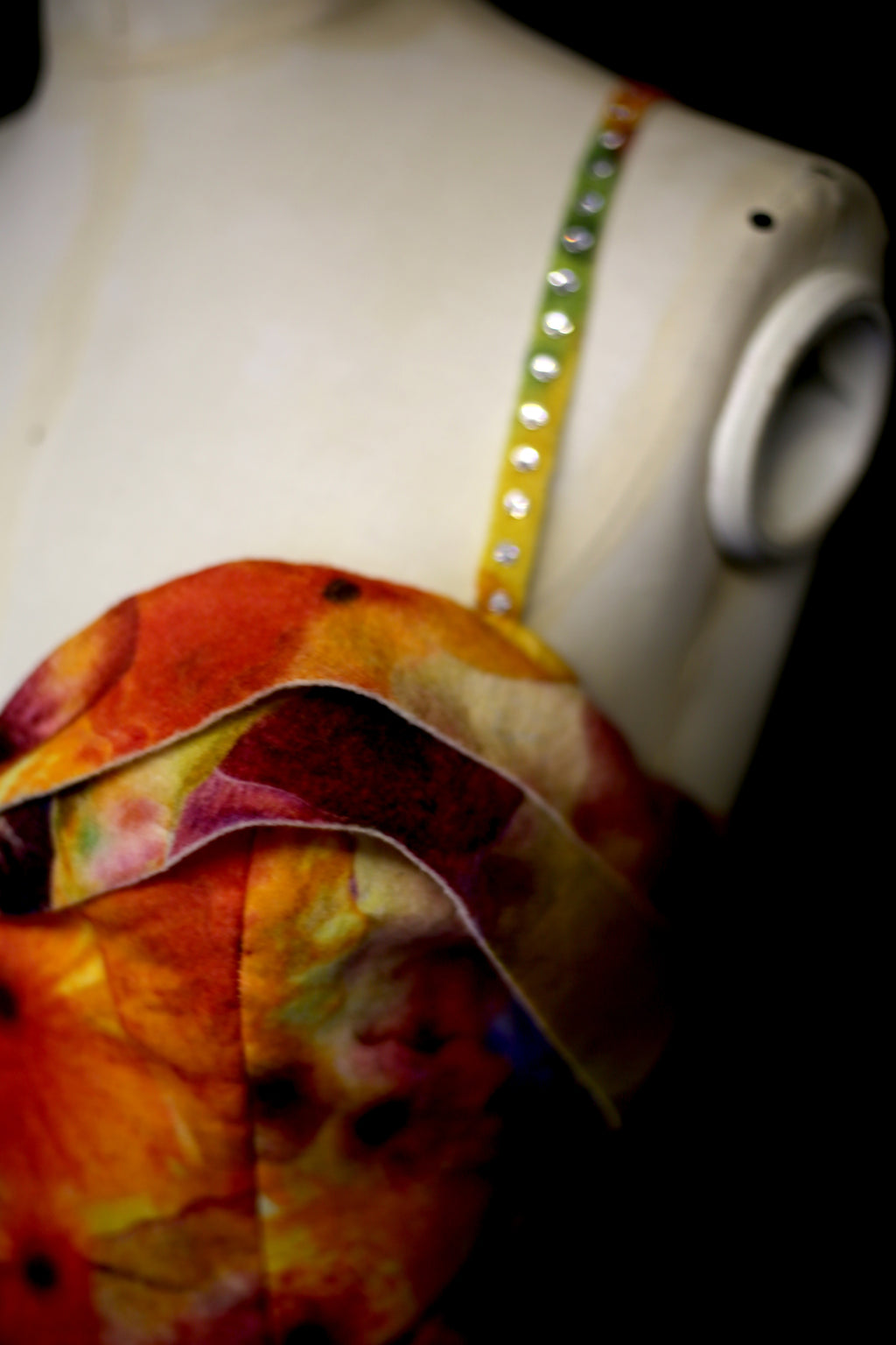 The Showgirl - Printed Wool Felt Dress - Liz Clay Collaboration