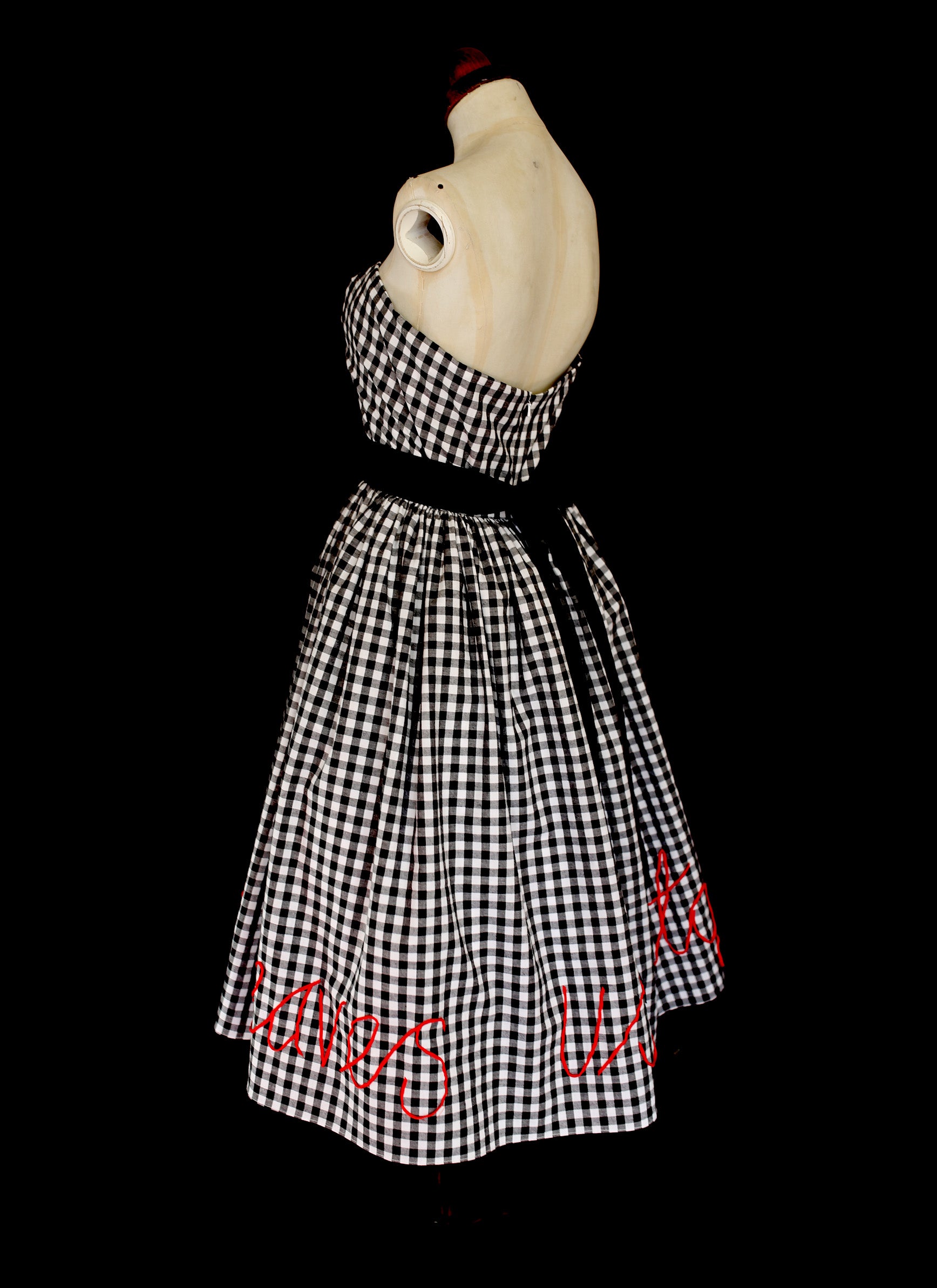 Gingham Cotton Fabric of the World Dress