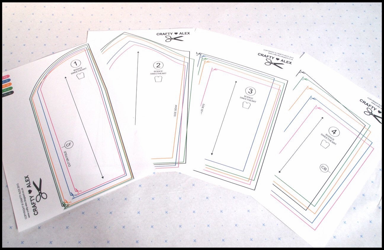 Strapless Bodice Pattern