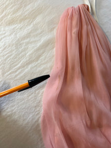 Vintage 1960s Pink Chiffon Dress