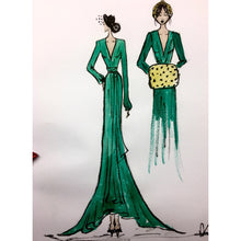 Vamp - Dark Green Velvet Maxi Dress