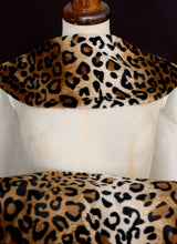 Vintage Reproduction 1950s Leopard Stole and Muff