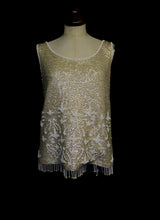 Vintage 1960s Pearl Beaded Bridal Top