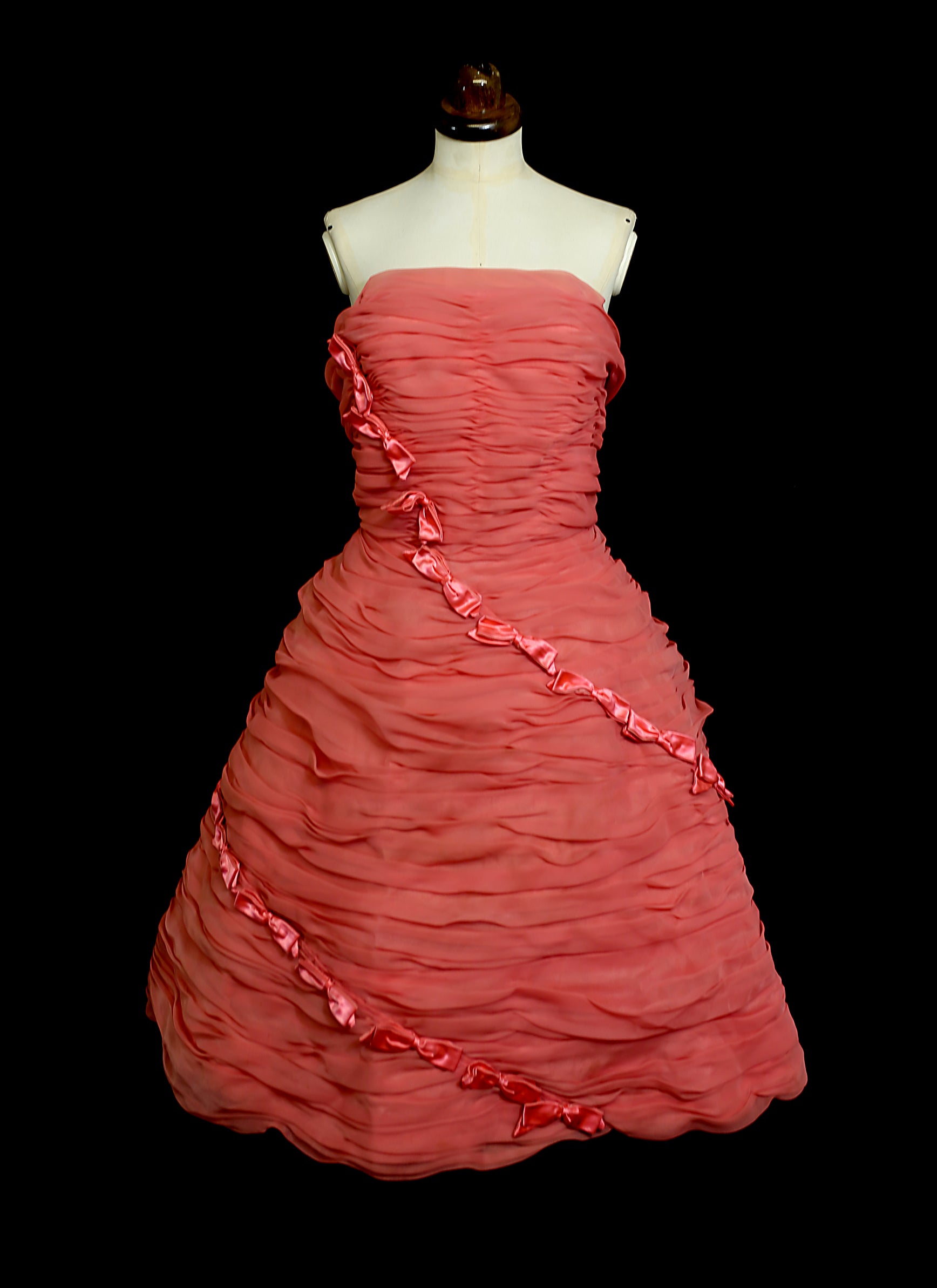 RESERVED Vintage 1950s Pink Candyfloss Cocktail Dress