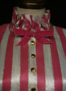 Vintage 1960s Pink Candystripe Mini Dress