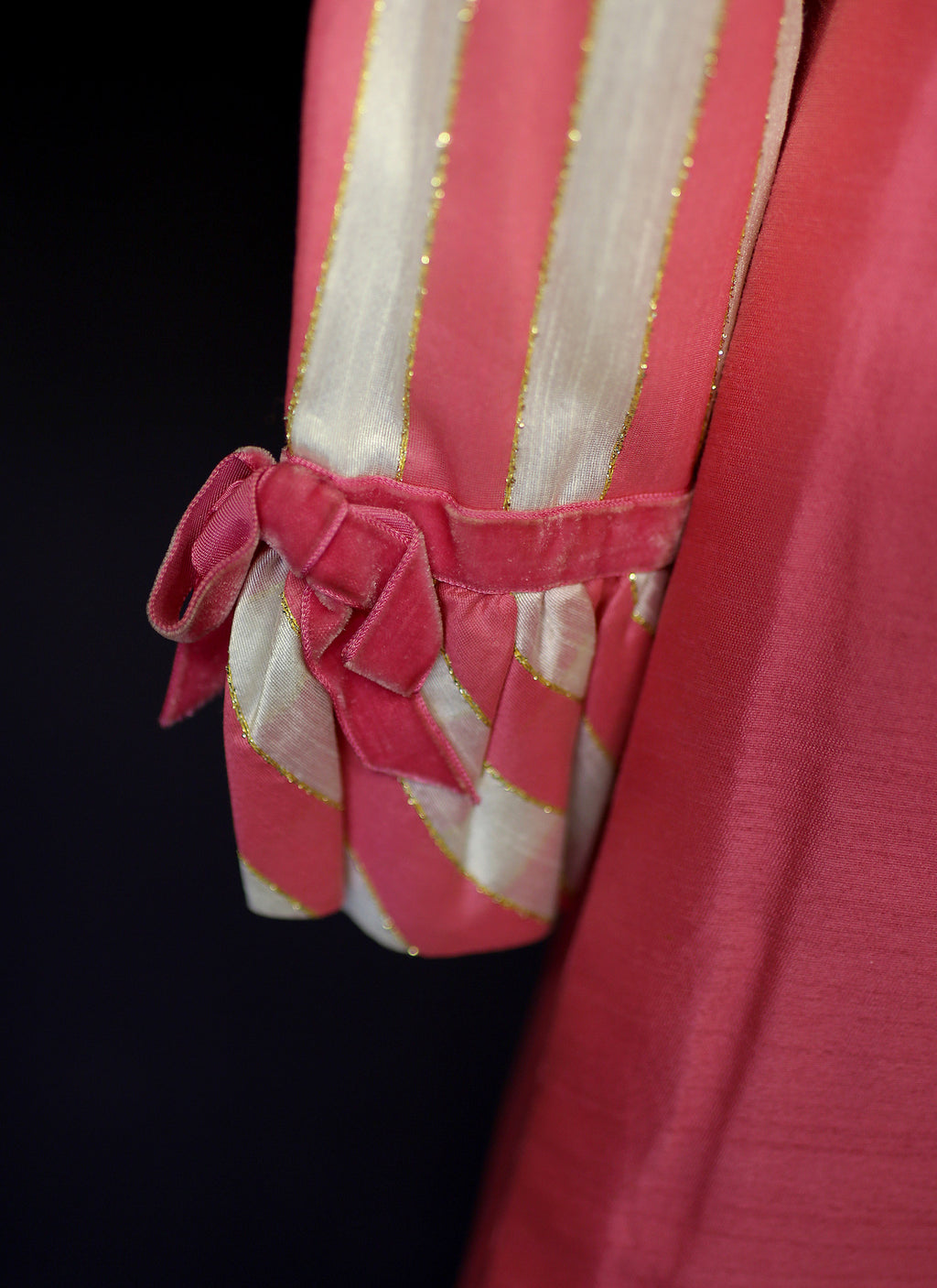Vintage 1960s Pink Candystripe Mini Dress