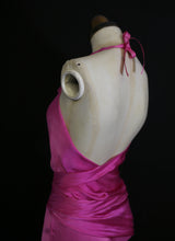 Shocking Pink Bias Cut Dress