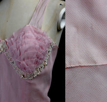 Vintage 1950s Pink Tulle Prom Dress