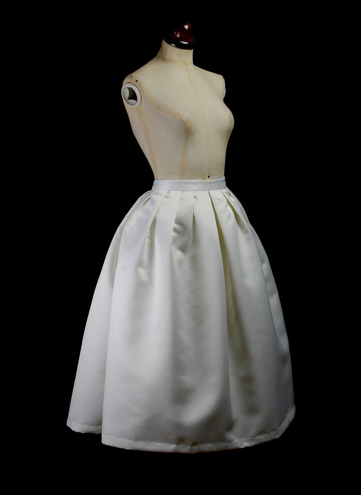 Aurora - Bespoke Silk Satin Pleated Full Skirt