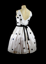 BEAUX Polka dot sequin silk dress