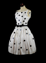 BEAUX Polka dot sequin silk dress
