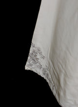 Vintage 1930s Ivory Silk Embroidered Pyjamas