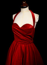 Crimson - Red Velvet Ballgown Dress