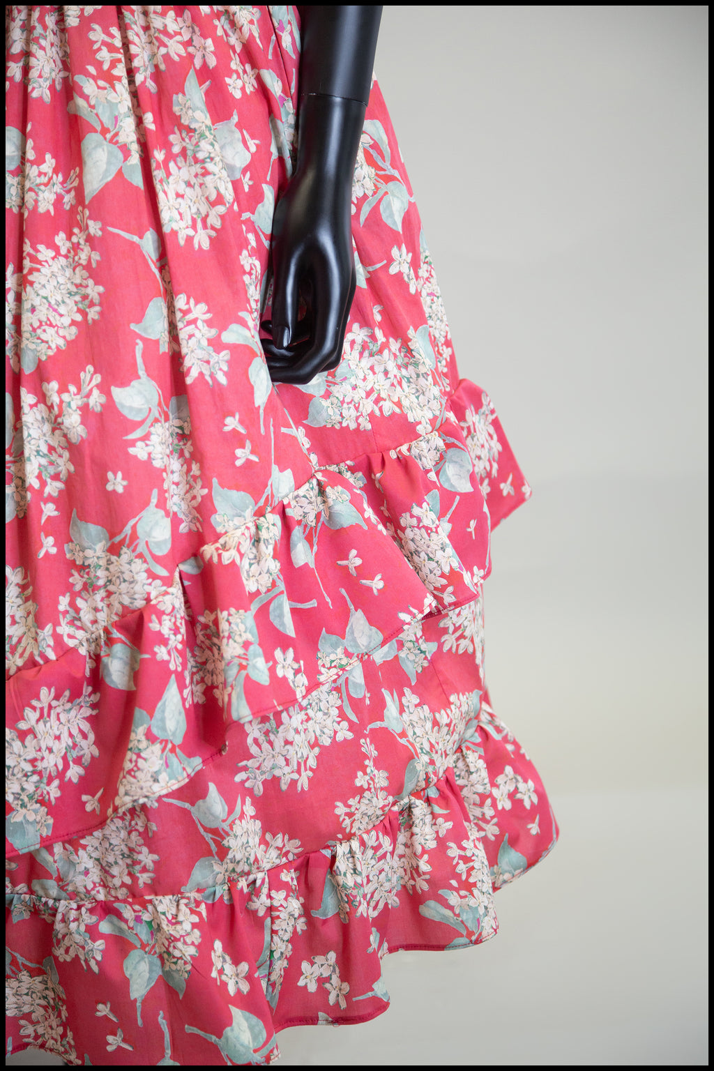 Red Lilac - Liberty Floral Print Cotton Lawn Dress