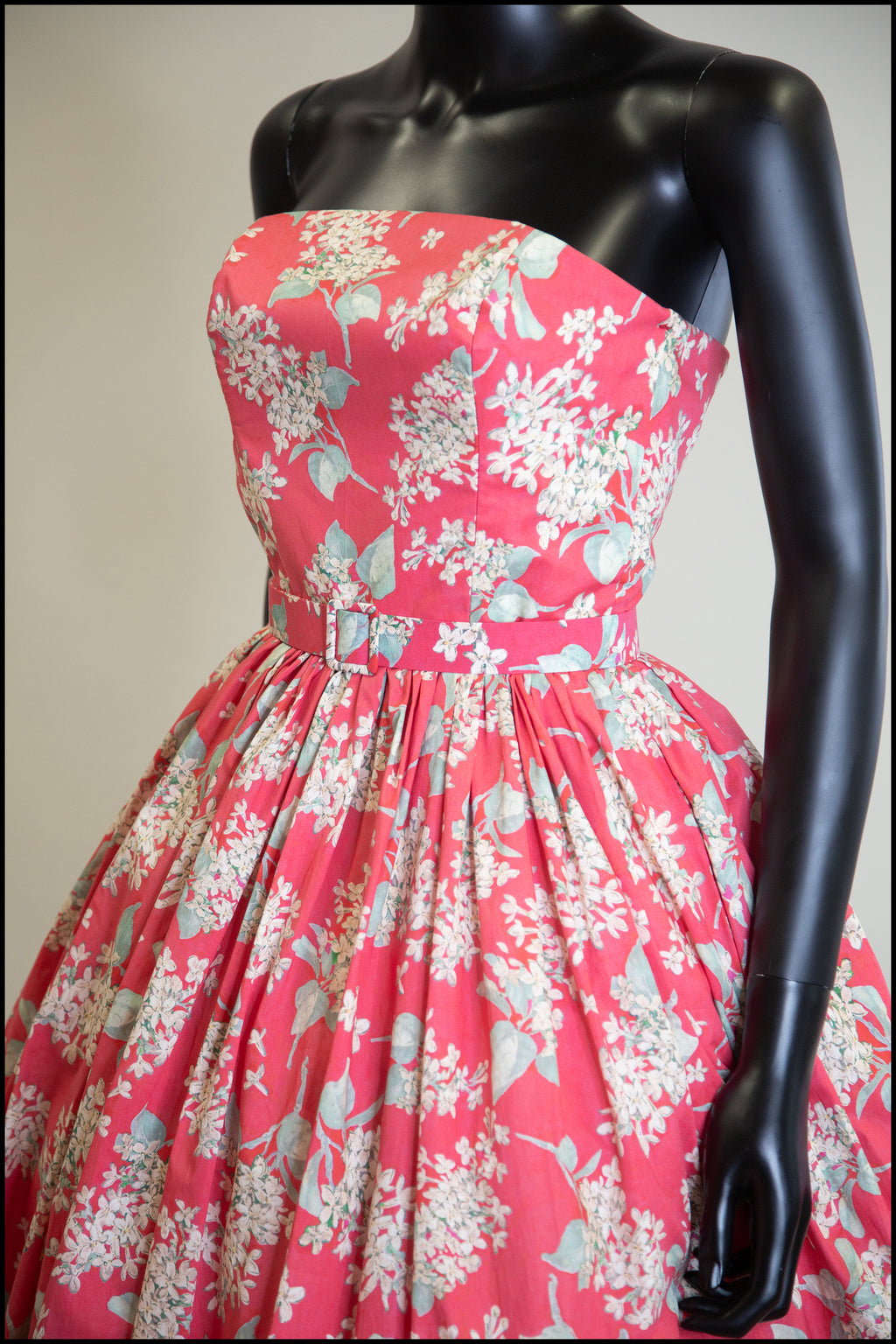 british fashion designer alexandra king red liberty print dress