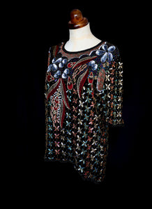 Vintage 1980s Beaded Top