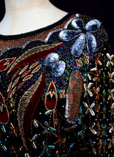 Vintage 1980s Beaded Top