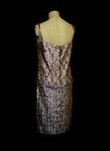 Vintage 1960s Bronze Valentina Sequin Dress