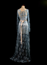 Bohemian Blue - Lace Maxi Dress