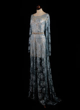 Bohemian Blue - Lace Maxi Dress