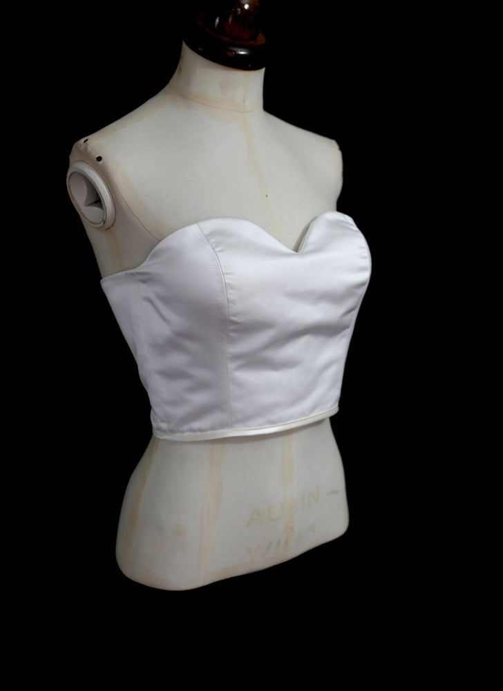 Bespoke Silk Strapless Bodice